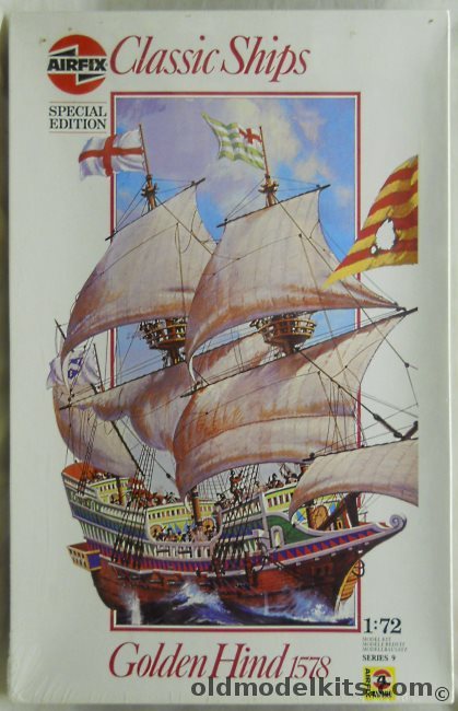 Airfix Golden Hind - Sir Francis Drakes Ship - 18 Inches Long, 09258 plastic model kit